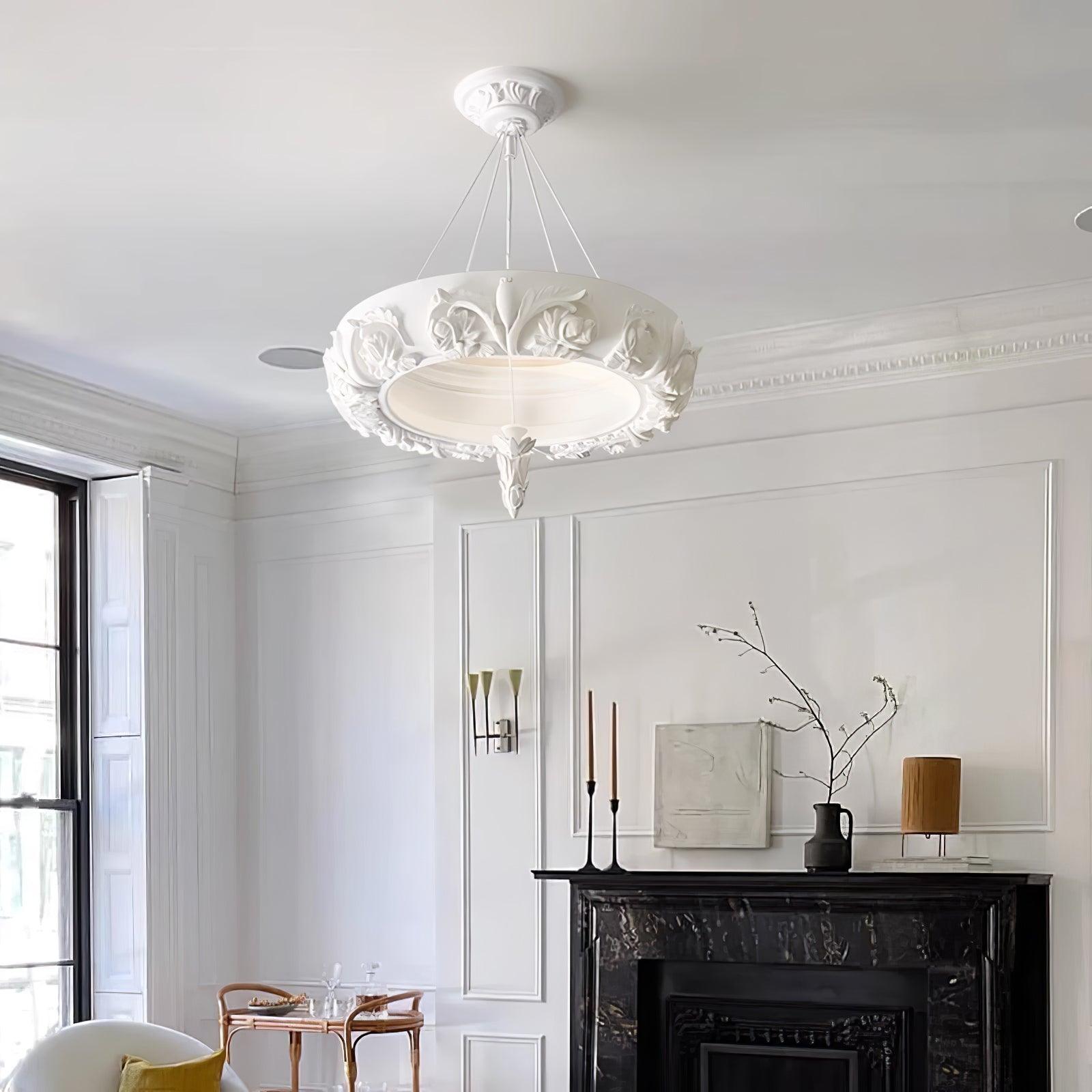 Premium Artistic Carved Chandelier - CasaraHouse