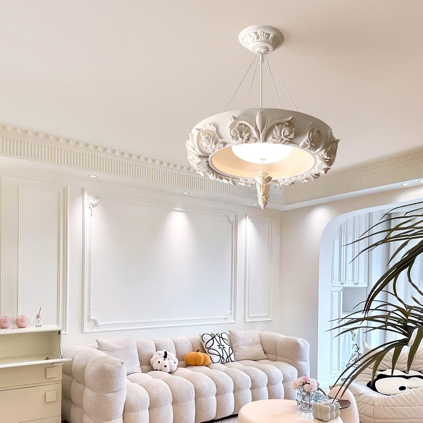 Premium Artistic Carved Chandelier - CasaraHouse