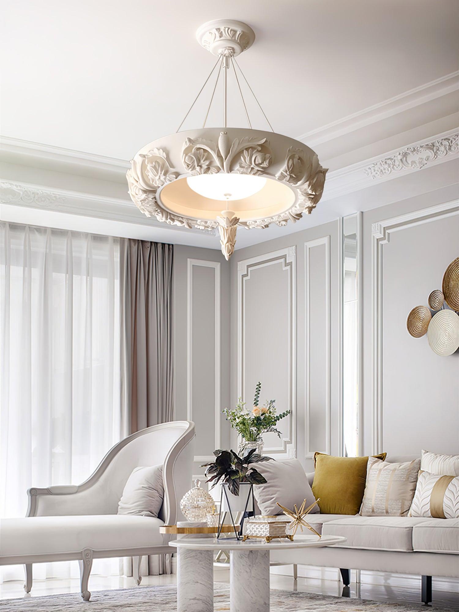 Premium Artistic Carved Chandelier - CasaraHouse