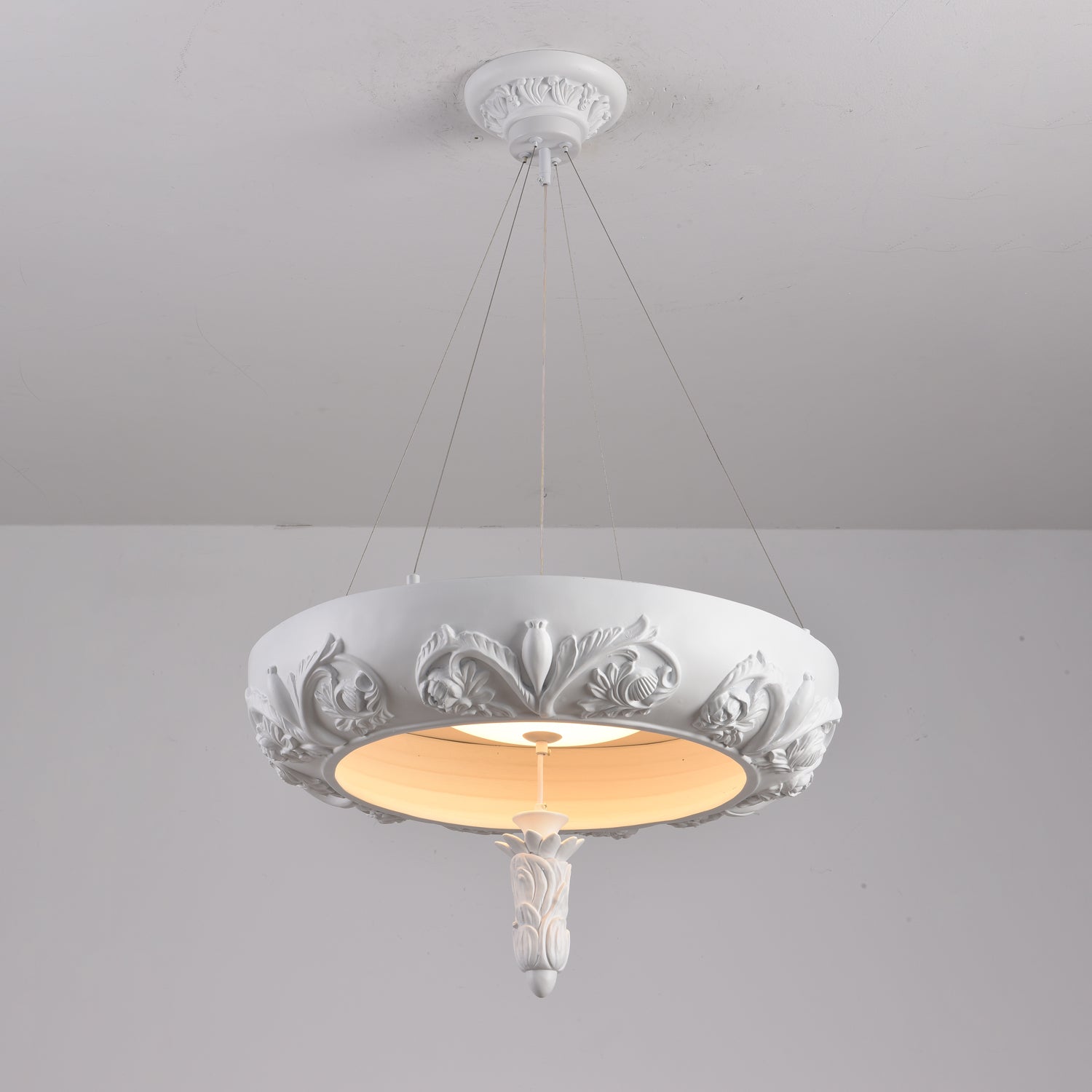 Premium Artistic Carved Chandelier - CasaraHouse