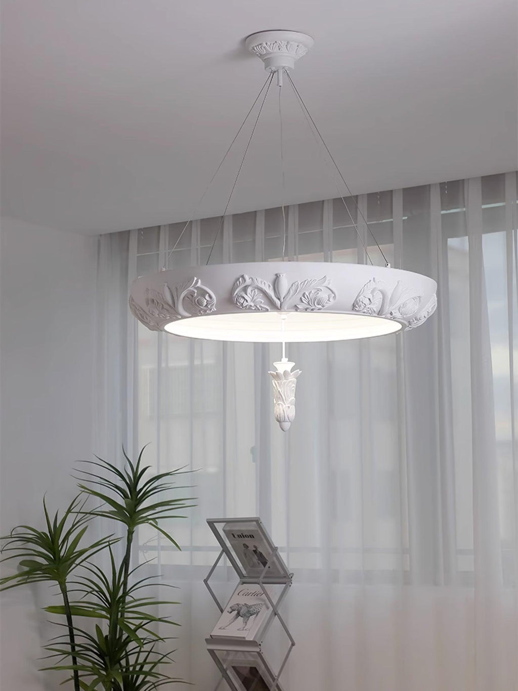 Premium Artistic Carved Chandelier - CasaraHouse