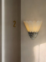 Artoria Petal Alabaster Wall Sconce