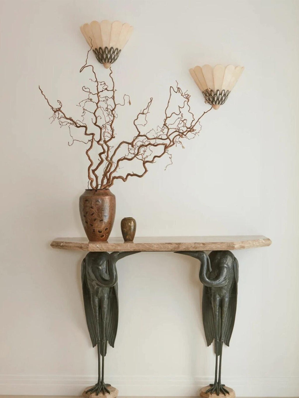 Artoria Petal Alabaster Wall Sconce