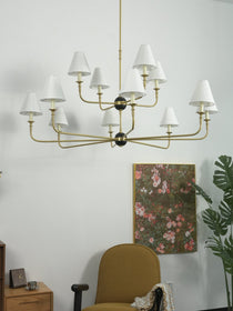 Designer Astris Brass Chandelier - CasaraHouse