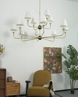 Designer Astris Brass Chandelier - CasaraHouse