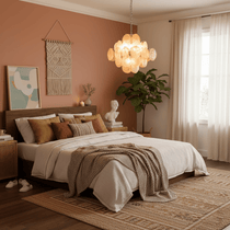 Aurelia Apricot Murano Glass Chandelier