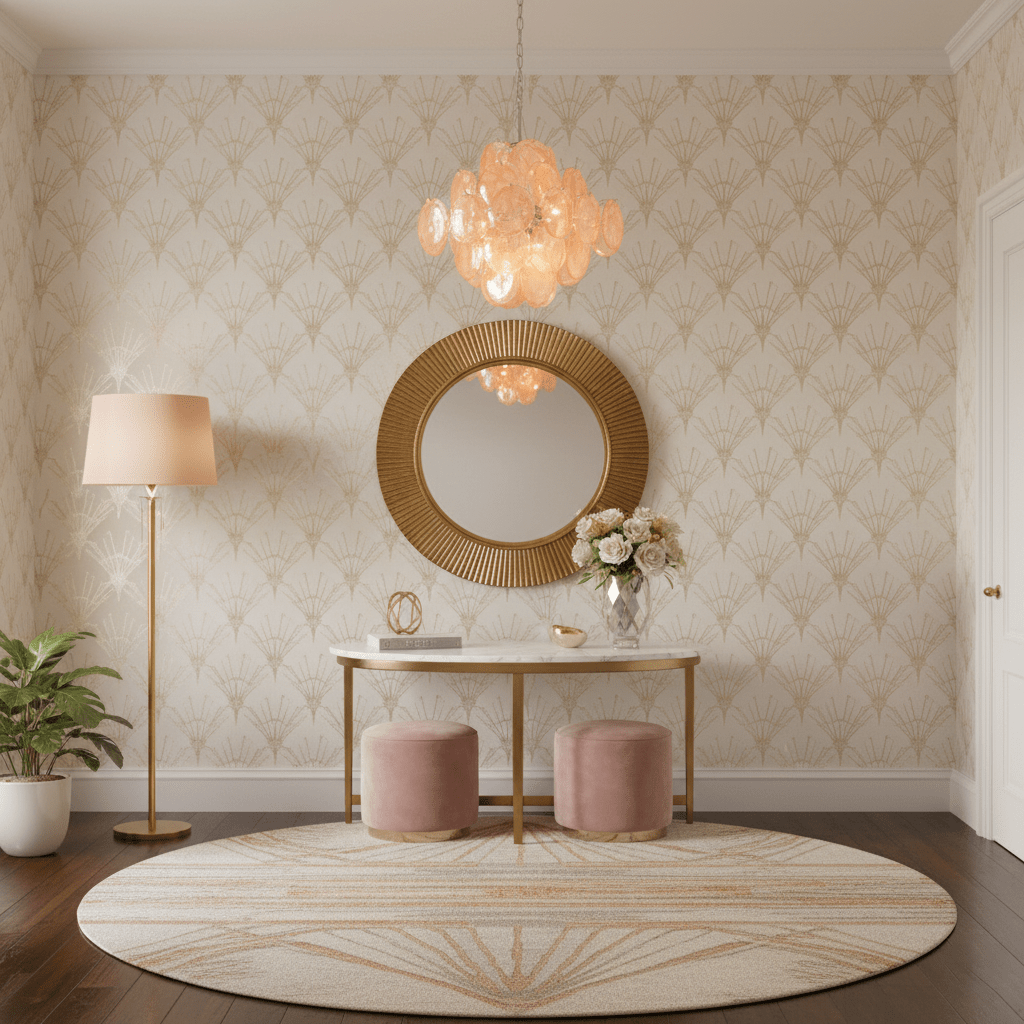 Aurelia Apricot Murano Glass Chandelier