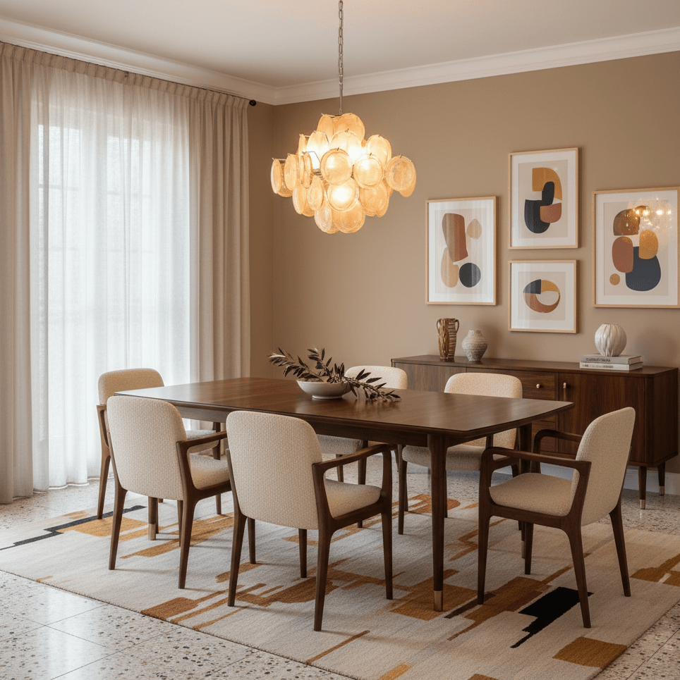 Aurelia Apricot Murano Glass Chandelier