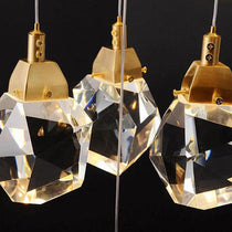Masonry Faceted Crystal Prisms Chandeliers for Staircase Loft