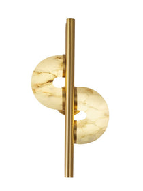 Aurelia Dual Disc Alabaster Sconce