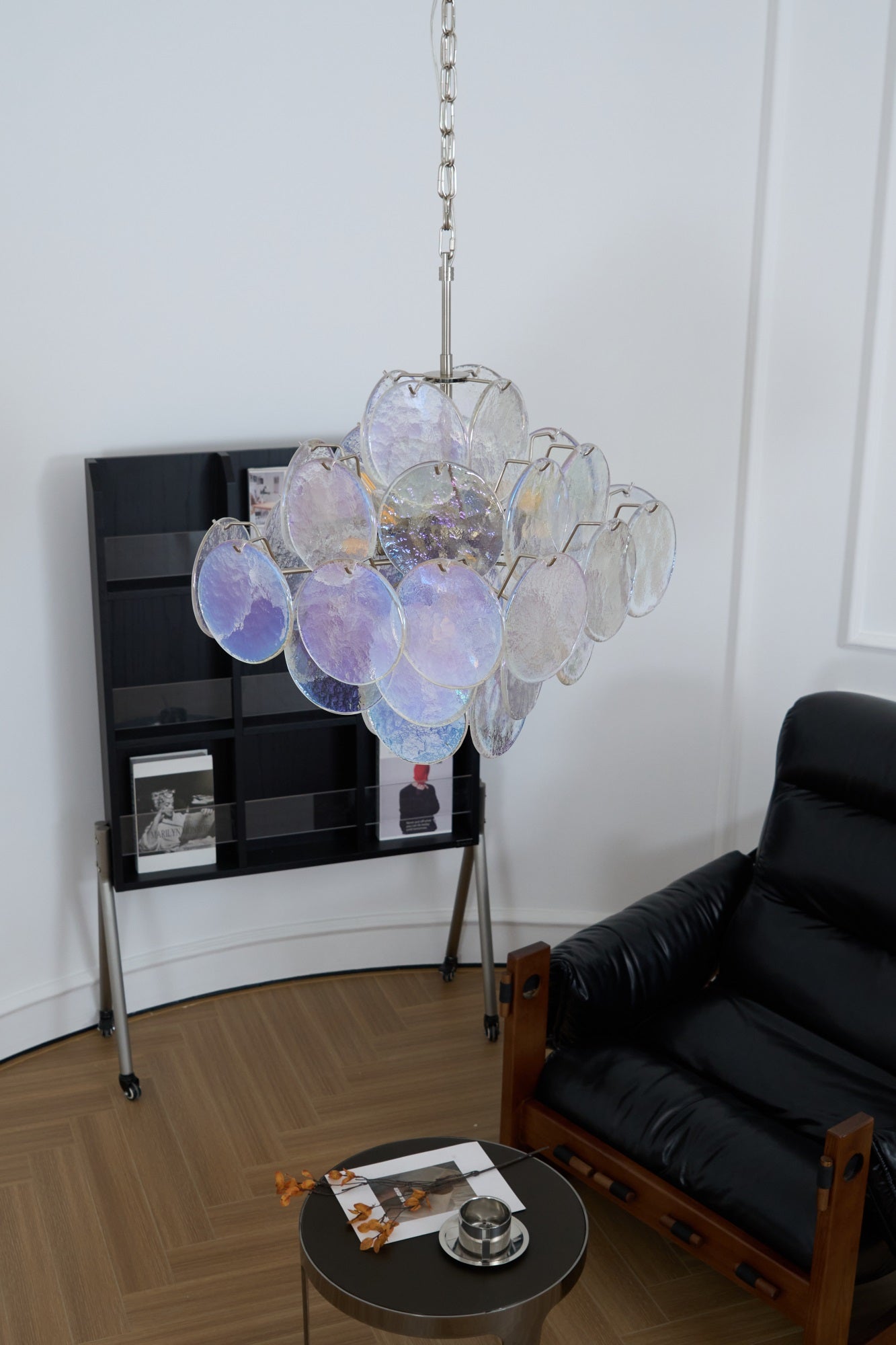 Aurelia Iridescent Murano Glass Chandelier