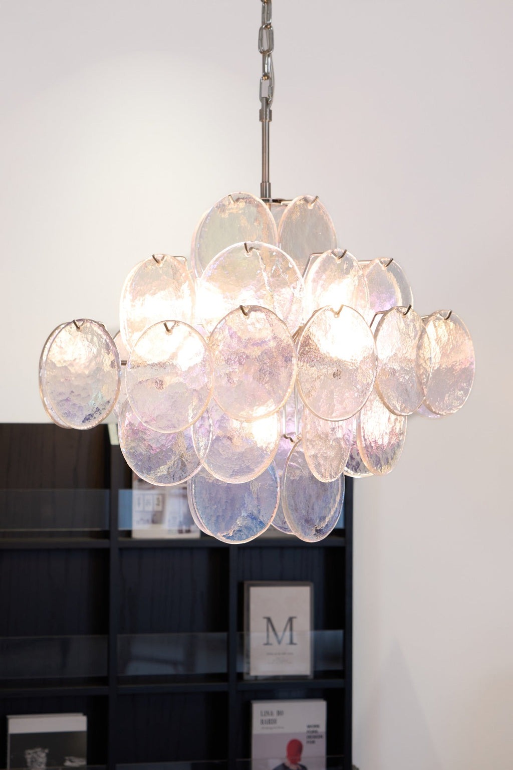 Aurelia Iridescent Murano Glass Chandelier