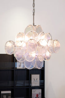 Aurelia Iridescent Murano Glass Chandelier