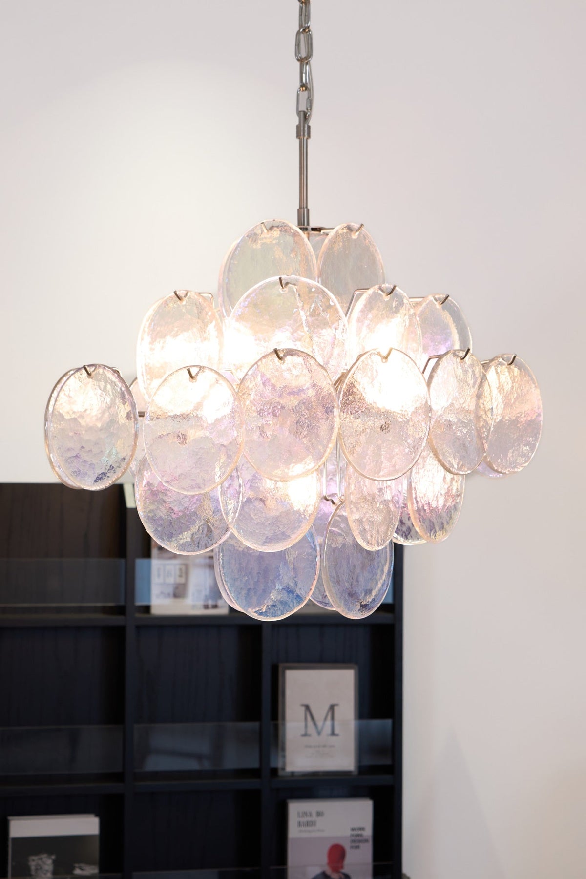 Aurelia Iridescent Murano Glass Chandelier