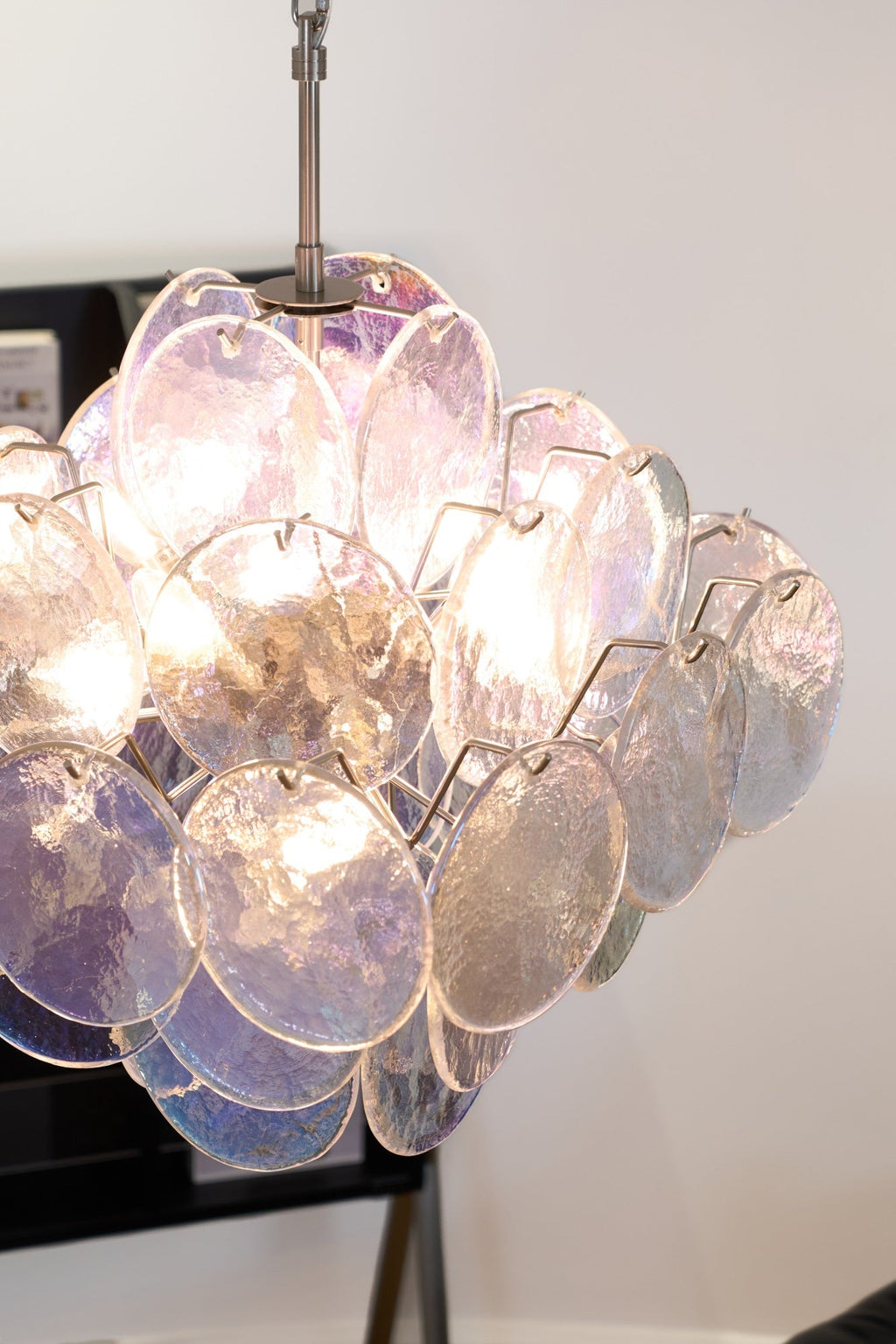 Aurelia Iridescent Murano Glass Chandelier