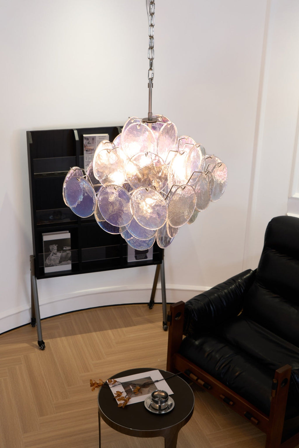 Aurelia Iridescent Murano Glass Chandelier