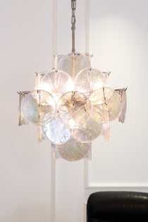 Aurelia Iridescent Murano Glass Chandelier