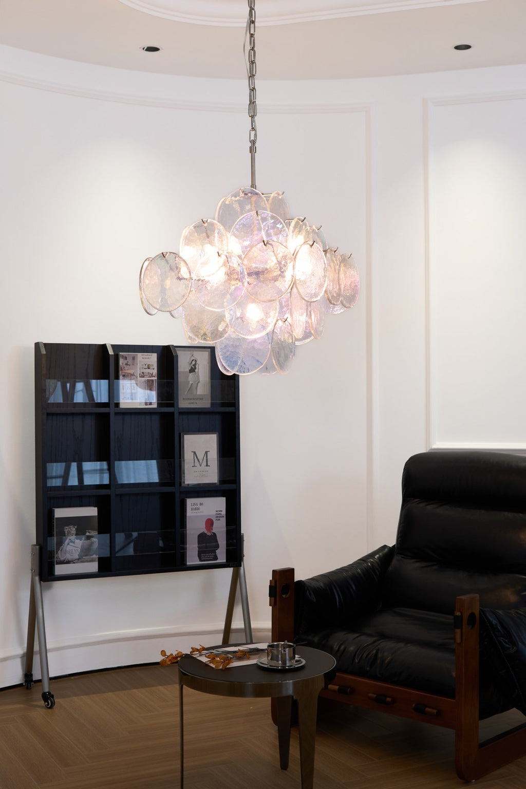 Aurelia Iridescent Murano Glass Chandelier