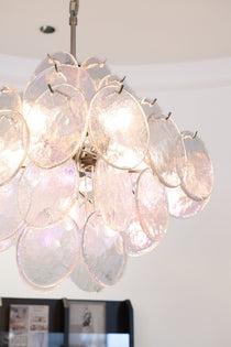 Aurelia Iridescent Murano Glass Chandelier
