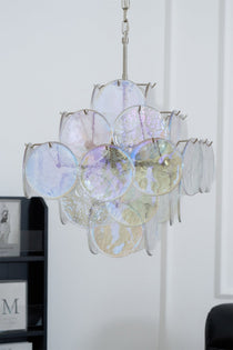 Aurelia Iridescent Murano Glass Chandelier