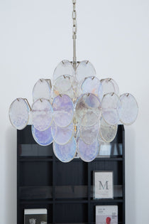 Aurelia Iridescent Murano Glass Chandelier
