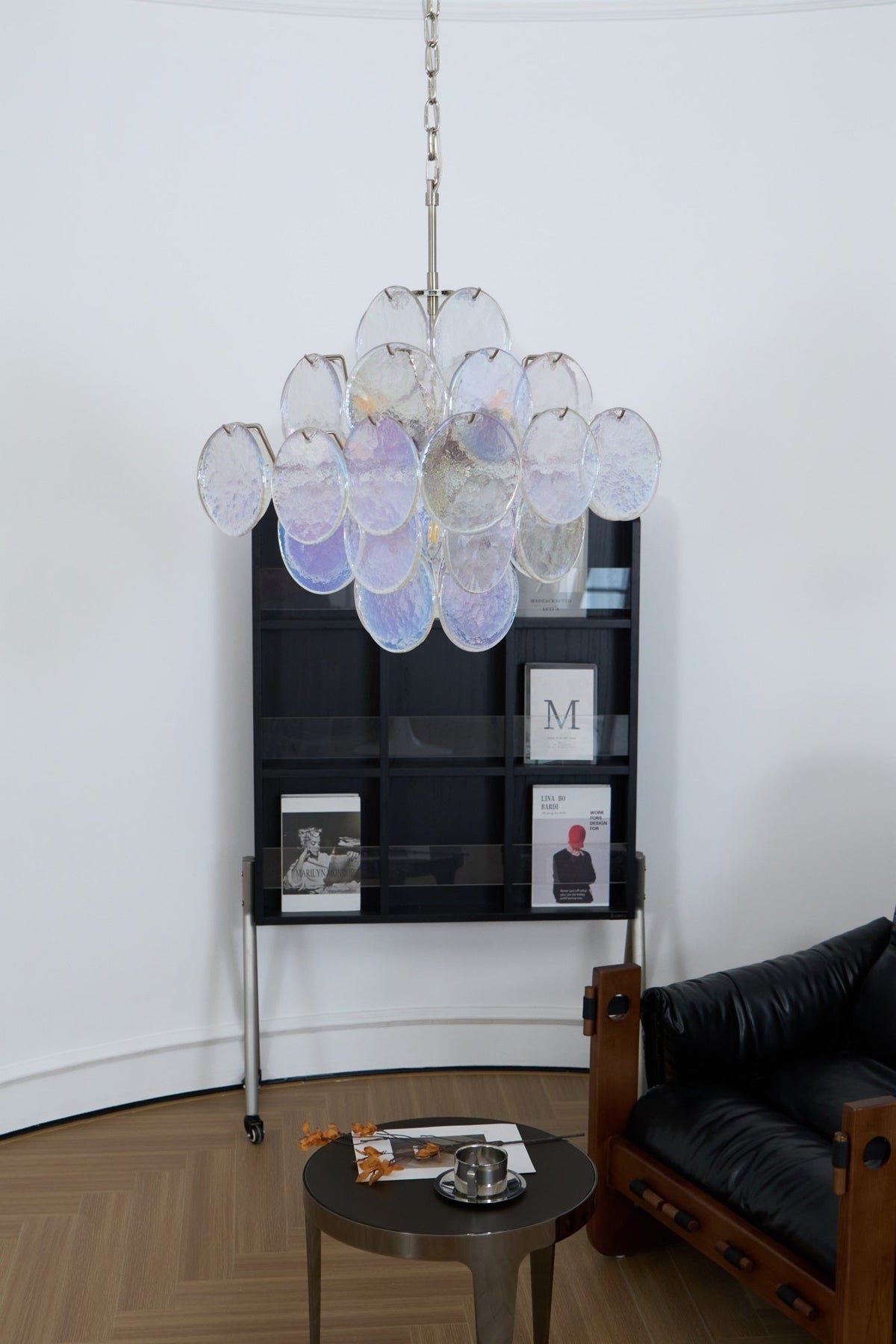 Aurelia Iridescent Murano Glass Chandelier