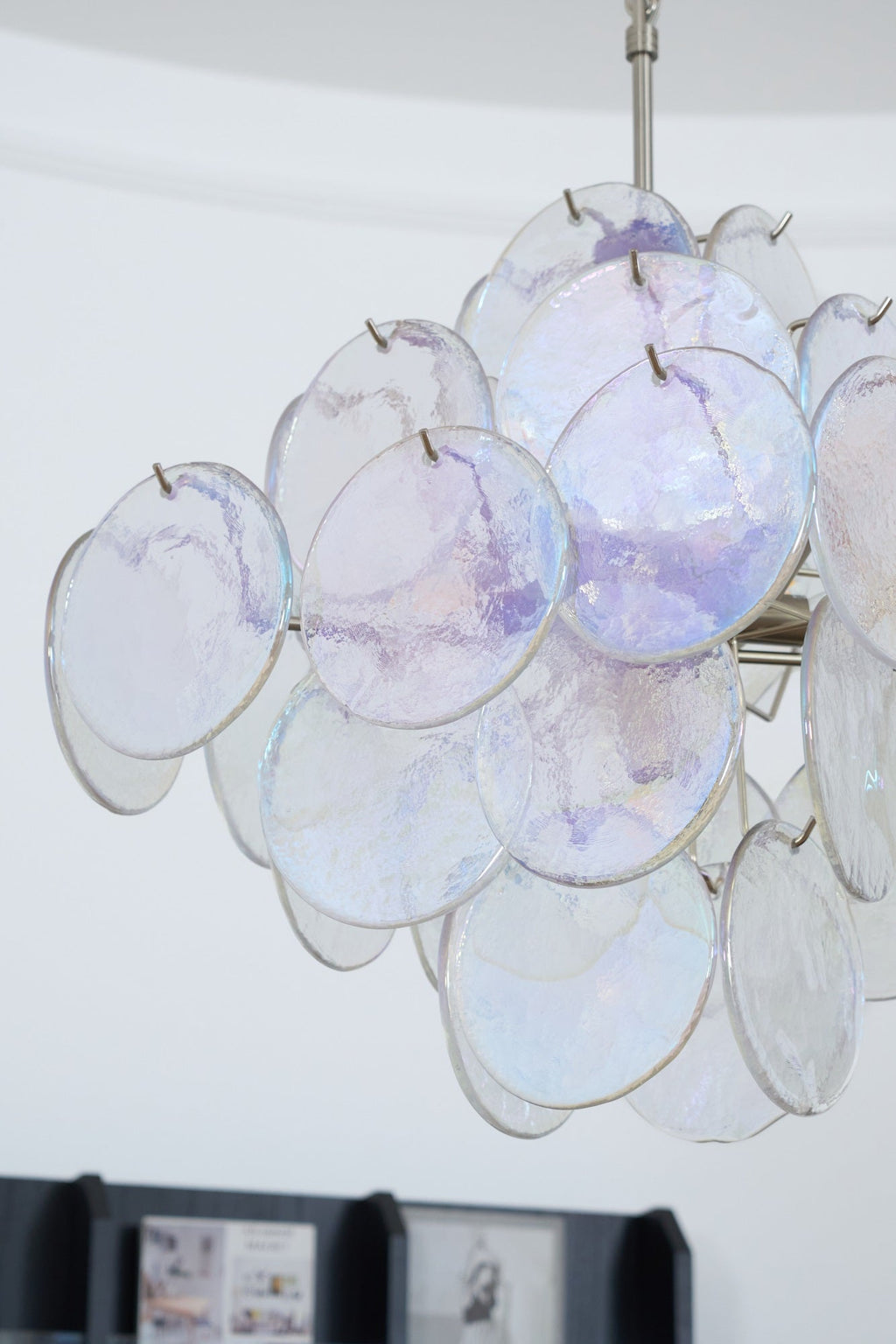Aurelia Iridescent Murano Glass Chandelier
