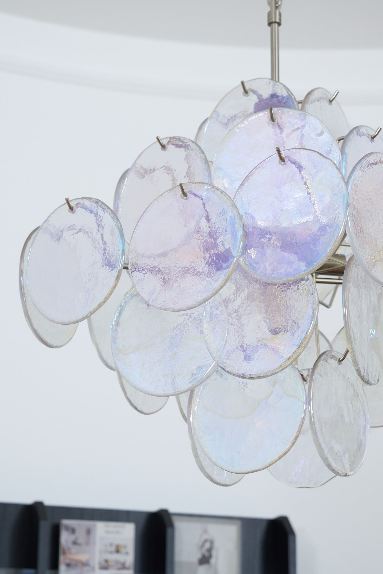 Aurelia Iridescent Murano Glass Chandelier
