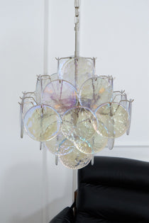 Aurelia Iridescent Murano Glass Chandelier