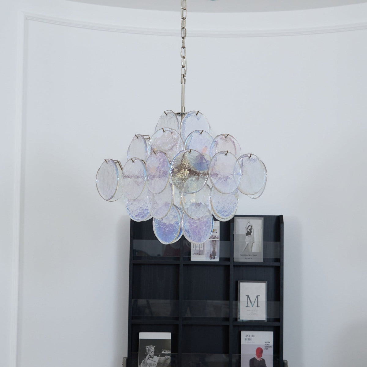 Aurelia Iridescent Murano Glass Chandelier