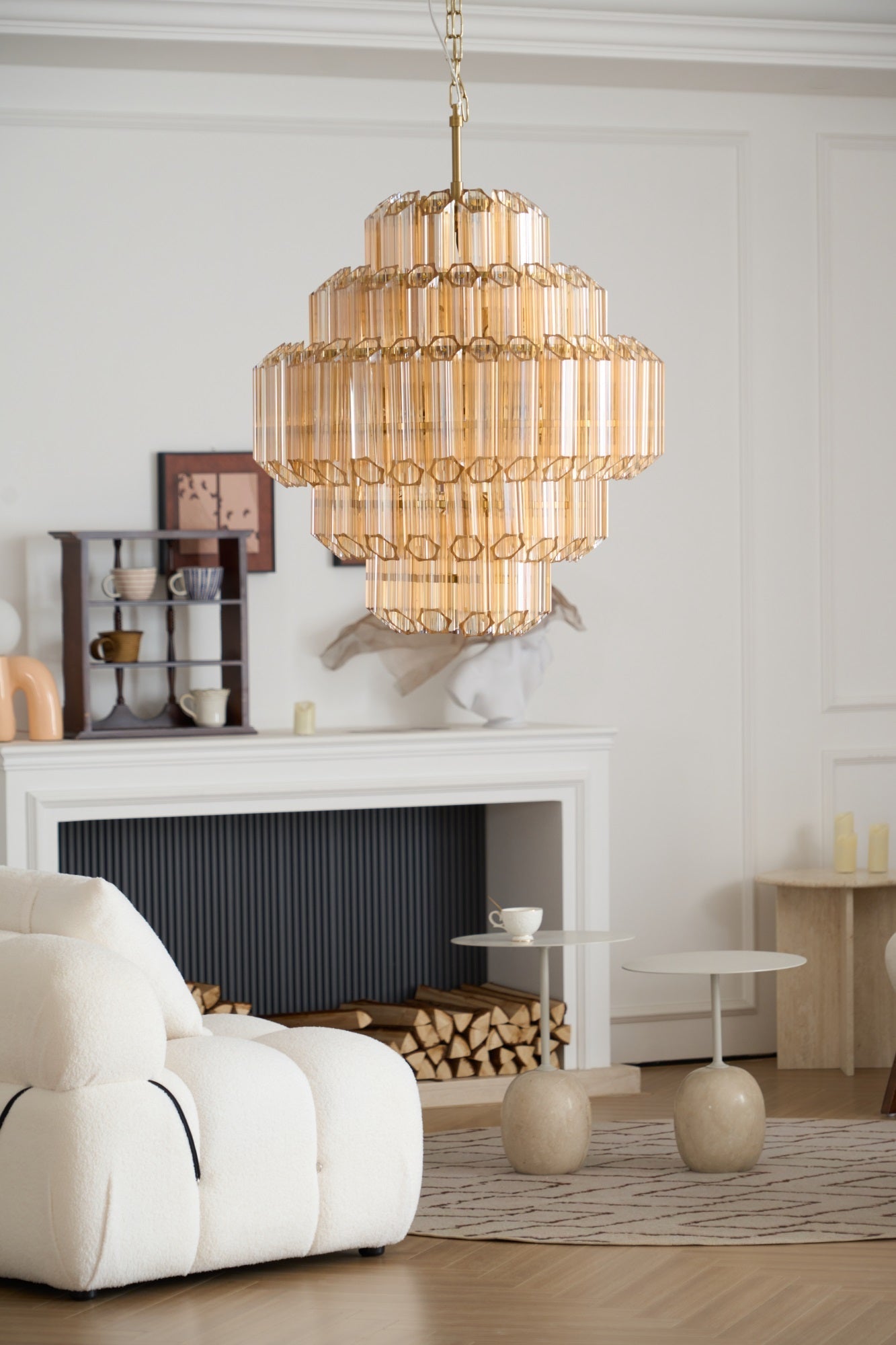 Aurum Cascade Murano Glass Chandelier Secondary image