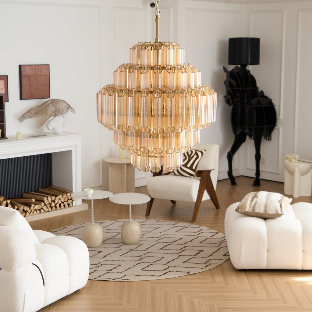 Aurum Cascade Murano Glass Chandelier