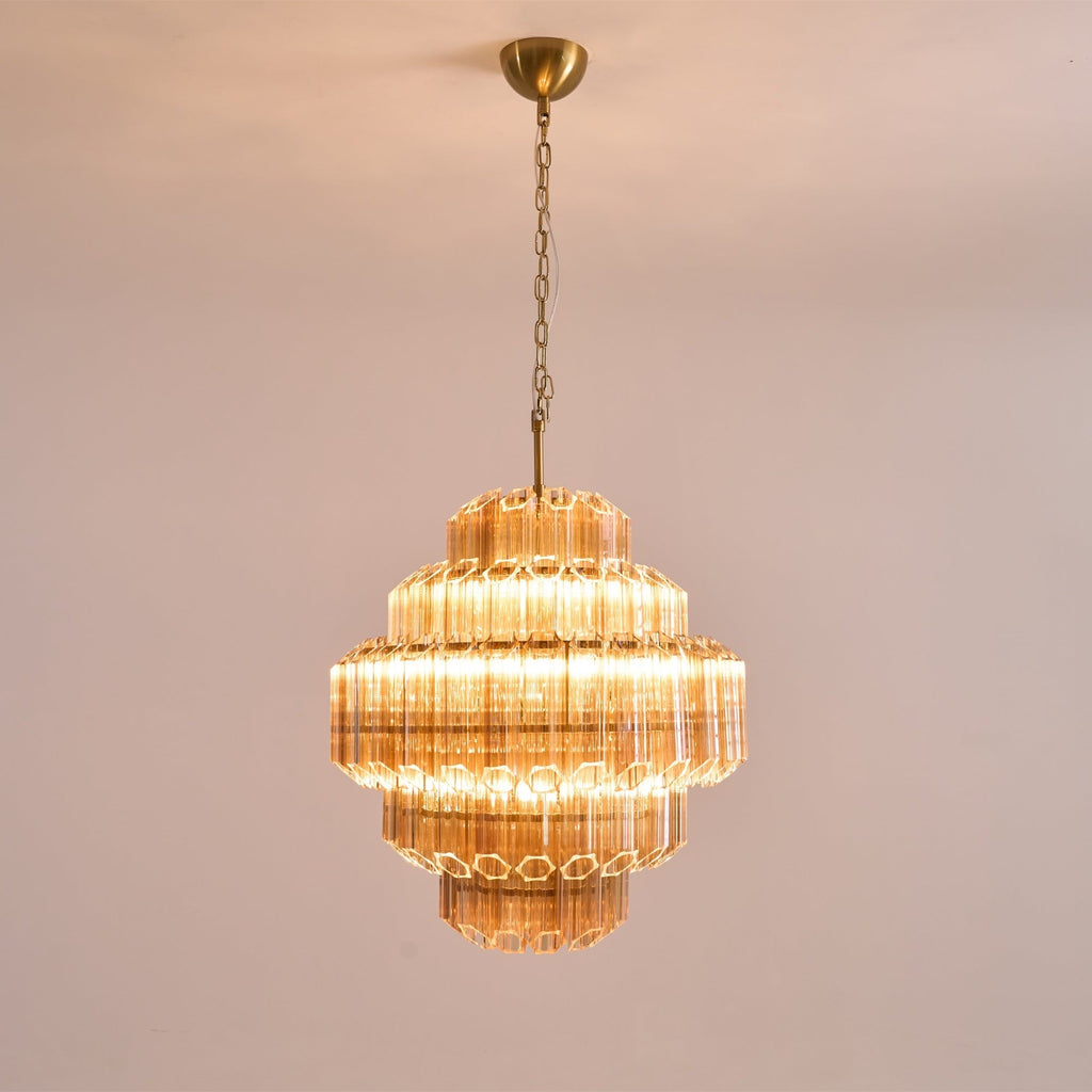 Aurum Cascade Murano Glass Chandelier
