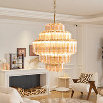Aurum Cascade Murano Glass Chandelier