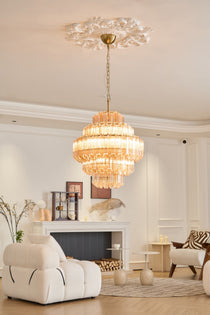 Aurum Cascade Murano Glass Chandelier