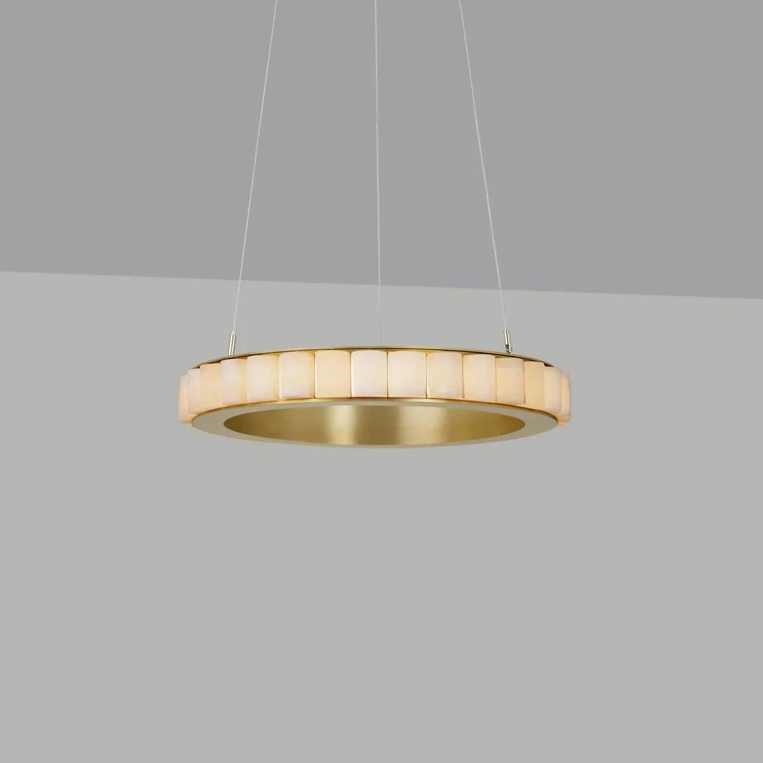 Elegant Avalon Alabaster Chandelier - CasaraHouse