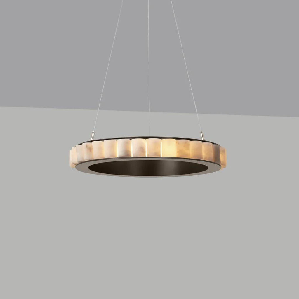 Elegant Avalon Alabaster Chandelier - CasaraHouse