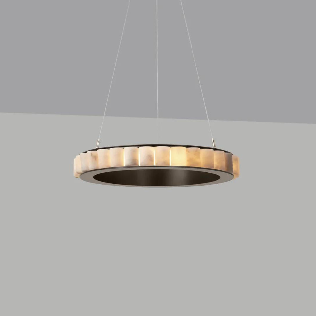 Elegant Avalon Alabaster Chandelier - CasaraHouse