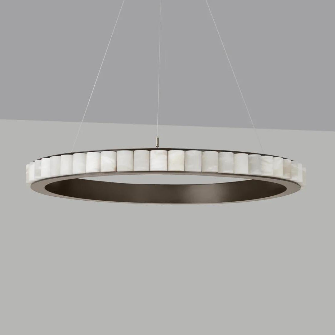 Elegant Avalon Alabaster Chandelier - CasaraHouse