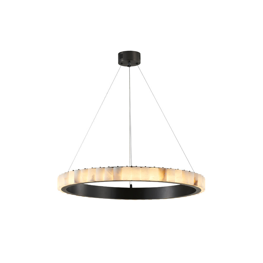 Elegant Avalon Alabaster Chandelier - CasaraHouse