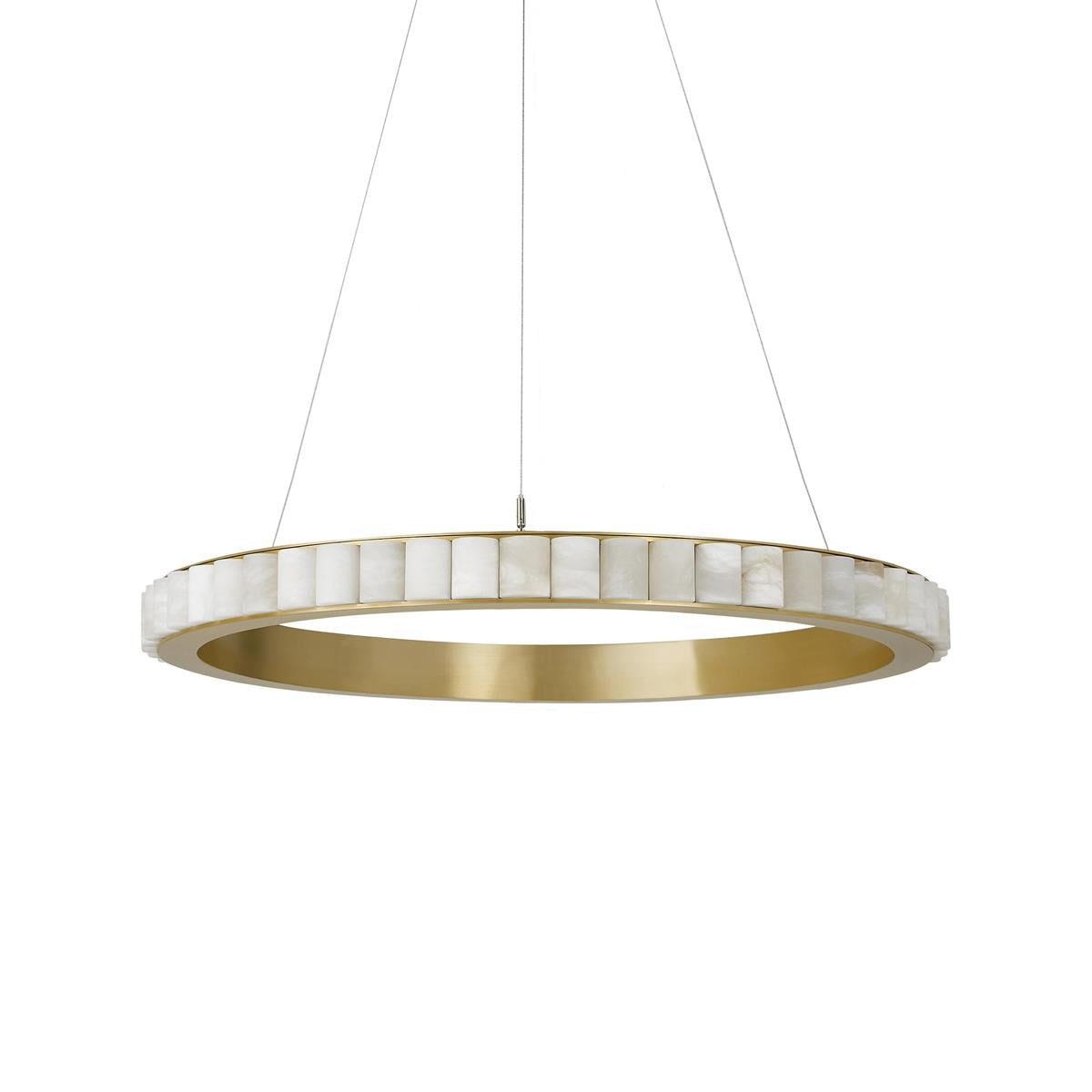 Elegant Avalon Alabaster Chandelier - CasaraHouse