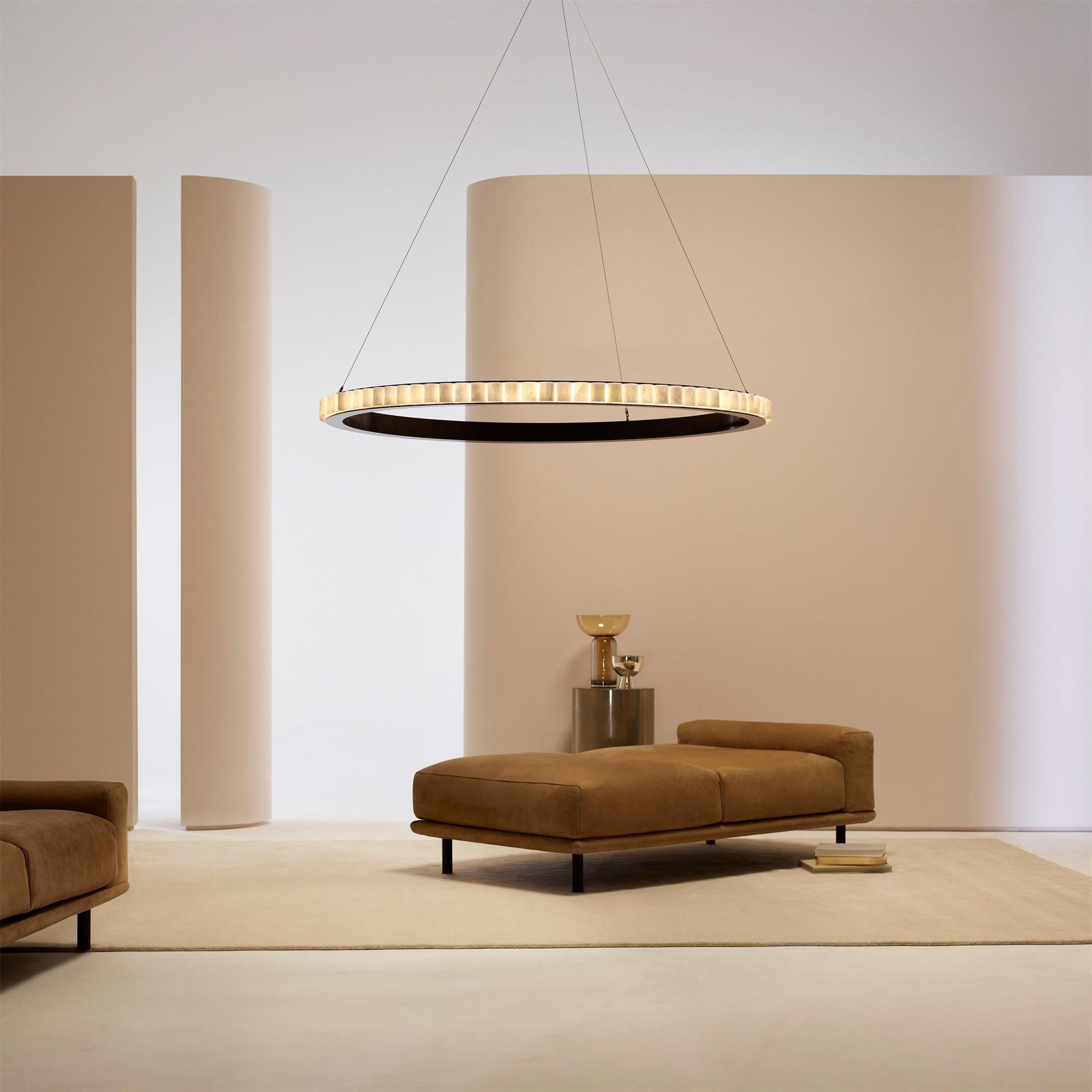 Elegant Avalon Alabaster Chandelier - CasaraHouse