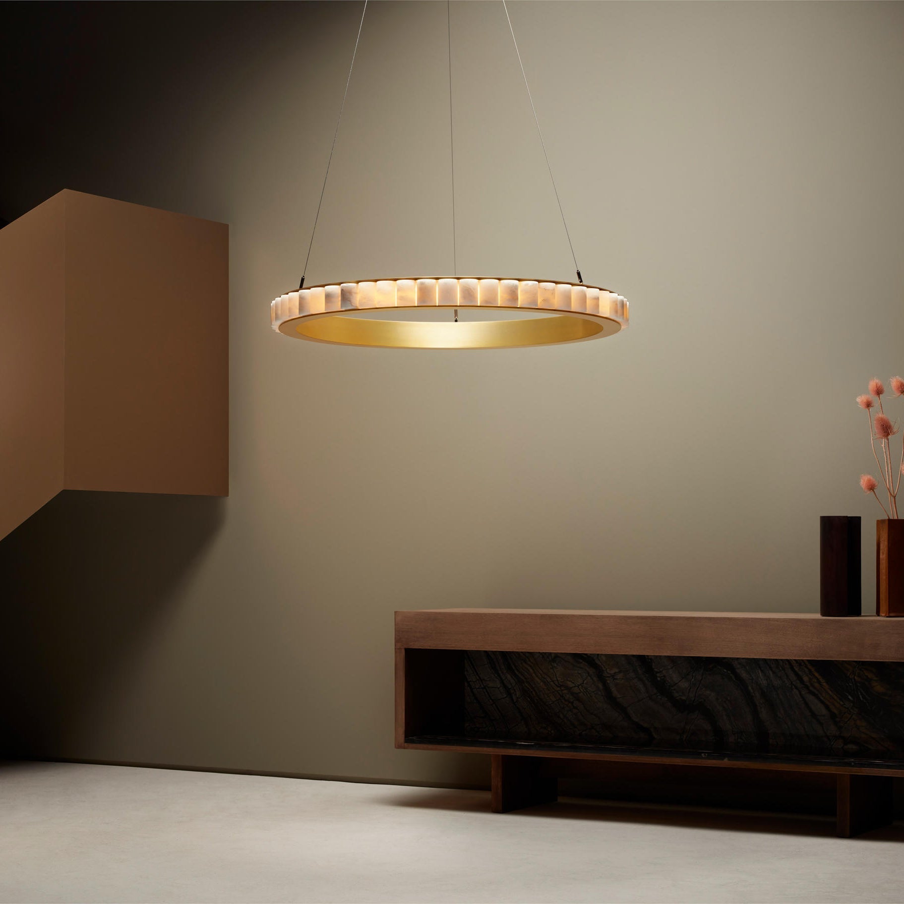 Elegant Avalon Alabaster Chandelier - CasaraHouse