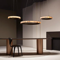 Elegant Avalon Alabaster Chandelier - CasaraHouse