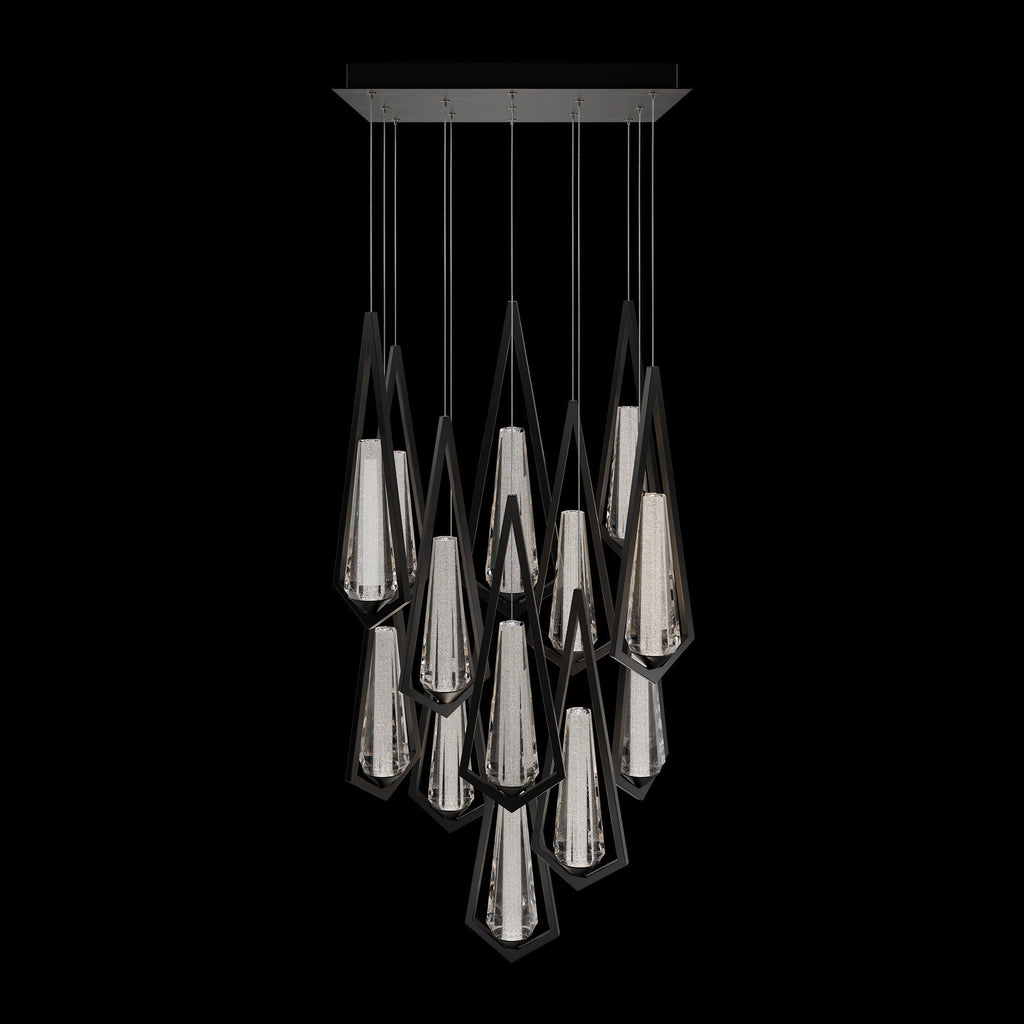 Schobek Crystal Linear Chandelier 13 Light