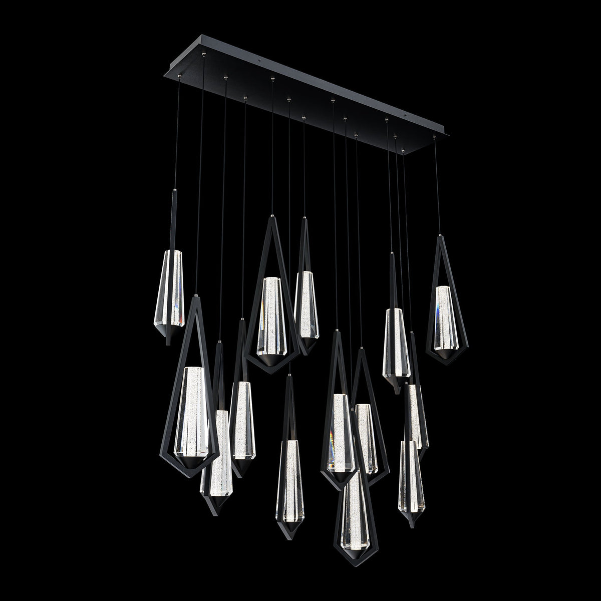 Schobek Crystal Linear Chandelier 14 Light Main image