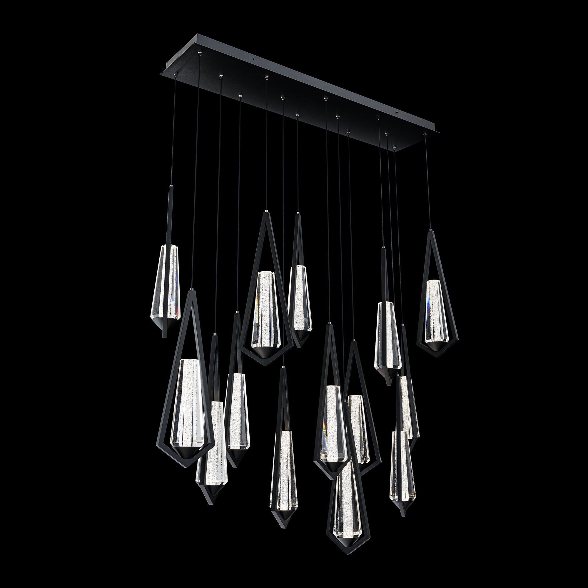 Schobek Crystal Linear Chandelier 14 Light