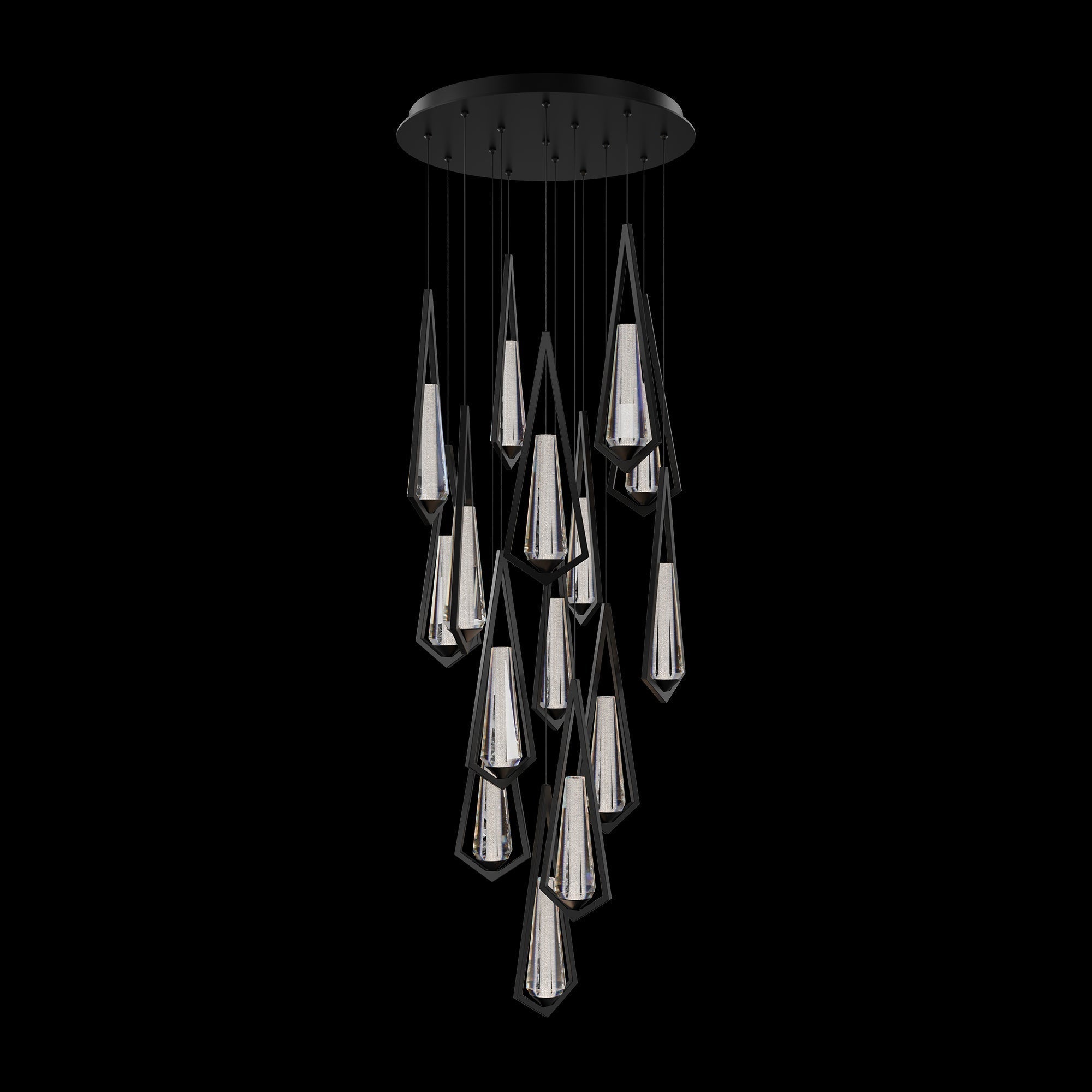 Schobek Crystal Round Chandelier 14 Light