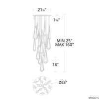 Schobek Crystal Round Chandelier 14 Light