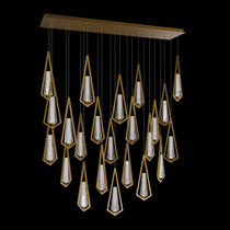 Schobek Crystal Linear Chandelier 23 Light